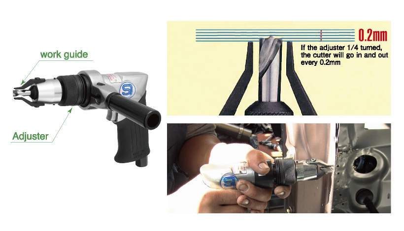 Máy khoan tháo mối hàn bấm Shinano SI-5850